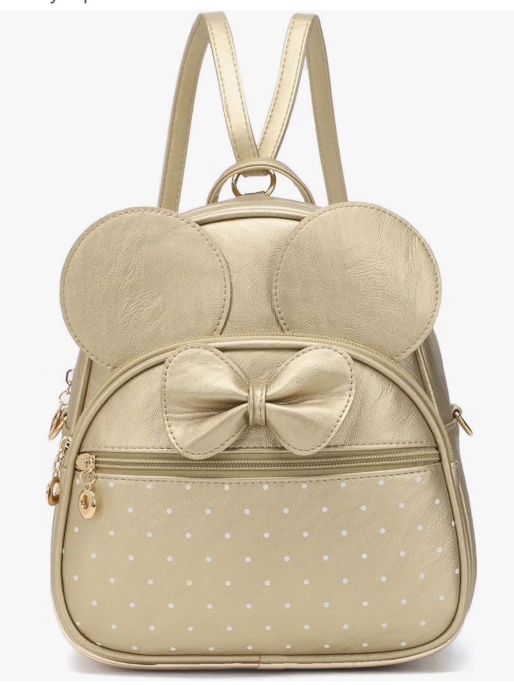 Disney styled mini backpack - Gold